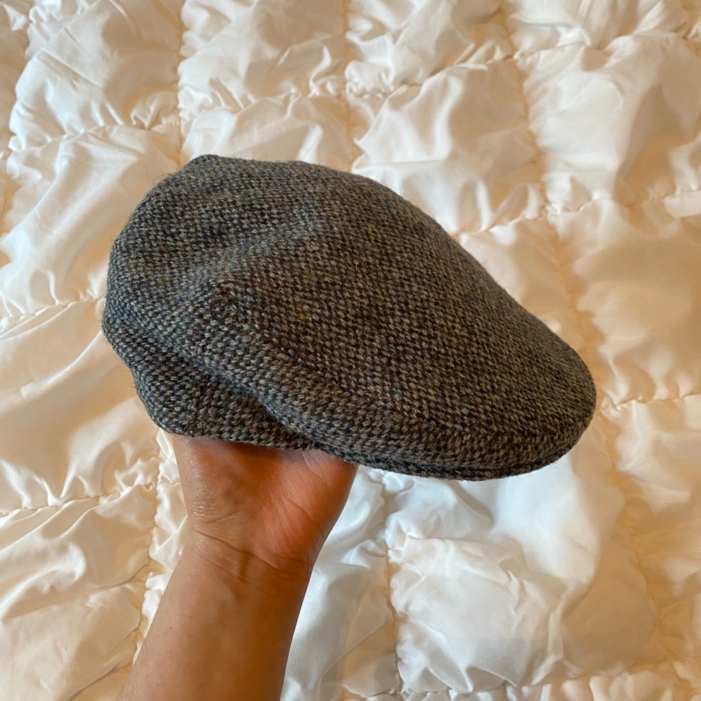Harris Tweed Flat Cap EWM Pure Classics 100% Wool